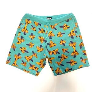 Men’s | ALAB | Flat Front Shorts | Mushroom Print | L